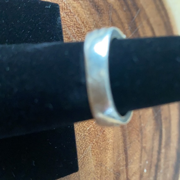 Stunning Vintage 925 Silver Ring & Earrings set with 14k Gold Trim - Picture 9 of 11